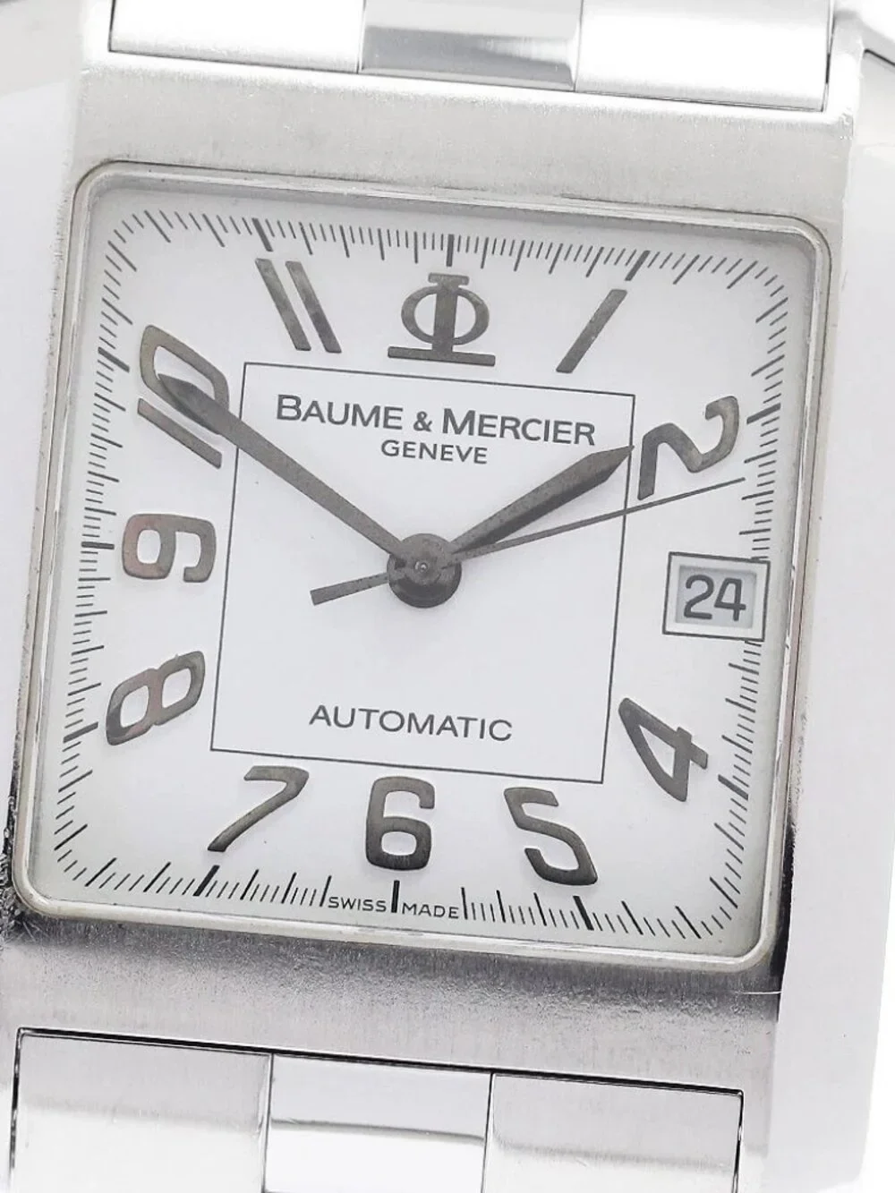 Baume & Mercier Hampton 65535 Date white Dial Automatic Men's Watch_963273